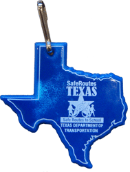 texas state shaped reflector